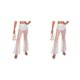 thumbnail image 3 of Pantalones transparentes de verano Sonducket estilo gótico mujer Pierna ancha encaje Blanco METRO 2Conjunto, 3 of 6