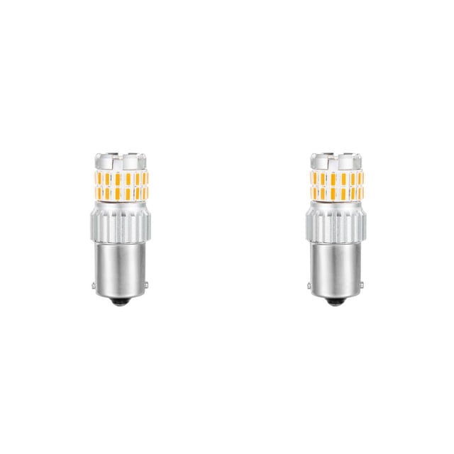 Kenally 2 piezas de luz de giro accesorios mejorados buena decoración instalación práctica lámpara de señal luces de reserva bombilla de freno luz Luz amarilla 2piezas Kenally CBP448834