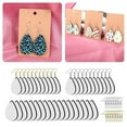thumbnail image 4 of GUOOL Dolity 40Pcs Sublimation Blank Earrings Unfinished Teardrop Sublimation Printing, 4 of 9