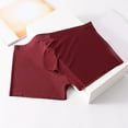 thumbnail image 6 of Skymirror Men Boxers U Convex Stretchy Solid Color Thin Seamless Anti-septic Breathable Bulge Pouch Smooth Men Underpants Inner Wear Clothes, 6 of 8
