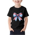 thumbnail image 3 of Teyfeniy 4th of July T-Shirts for Toddlers Boys Kids Indepence Day Print Short Sleeve Crew Neck Summer Pullover Tops Casual Going out Loungewear Fashion Shirts Unisex, 3 of 6