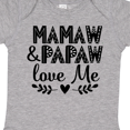 thumbnail image 4 of Inktastic Mamaw and Papaw Love Me Grandchild Boys or Girls Baby Bodysuit, 4 of 5