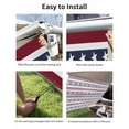 thumbnail image 7 of 4th of July RV Awning Sun Shade Screen 9'X7' Patriotic Star Stripes Mesh Sunscreen Red White Blue Awning Shade Screen with Zipper UV Blocker Completed Kits Outdoor Canopy for RV Motorhome Camper, 7 of 7