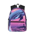thumbnail image 1 of Disketp Hawaiian Beach Dolphin Mochila Ligera Clásica con Múltiples Bolsillos, Mochila Casual para Hombre y Mujer, Ideal para Escuela, Trabajo y Viajes, 1 of 6