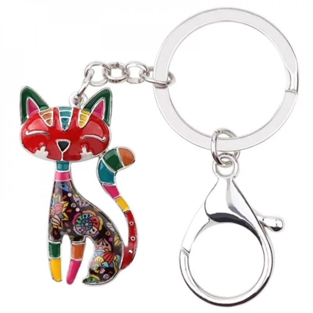 Cat Keychain for Women Handbag Charm