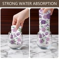 thumbnail image 6 of 6 Pcs Funny Kitchen Towels,Pioneer Flower Floral Print Pattern Microfiber Dish Towels,Kitchen Tea Towels,Kitchen Towel Set (18" X 26"), 6 of 7