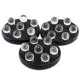thumbnail image 1 of piedras de bola de obsidiana de base 7 perlas de cristal naturales de piedra de siete estrellas placa de matriz de decoración clara claro Magideal 7 piedras de bola de obsidiana de base, 1 of 7