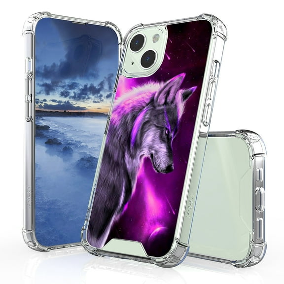 AquaFlex Hybrid Slim Designed For Apple iPhone 13 6.1"Case Transparent Clear