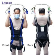 Ehucon Daily Comfort Padded Patient Lift Walking Sling,500lbs Safety Loading Medium Black