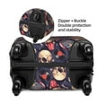 thumbnail image 4 of Lsque Skull record rock Printed Luggage Cover, Travel Luggage Protector,Scratch and Dirt Resistant, Fits 18-32 Inch Luggage - X-Large, 4 of 9