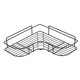 thumbnail image 5 of Estante triangular de hierro negro, montaje adhesivo sin perforaciones para maximizar el espacio en cualquier rincón, ideal para baño, cocina, oficina o lavandería., 5 of 6