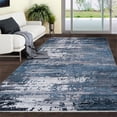 thumbnail image 2 of Allstar Living Room Area Rug with Weathered Texture design in Blue, 2 of 8