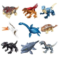 BESTSKY Mosasaurus Toy 9Pc Large Particle Dinosaur Building Blocks Toy - Suitable for 3, 4, 5, and 8-Year-Old Boys and Girls - Safe to Cultivate Creativity