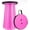 Pink, variant on Upgraded Folding Stool Lightweight Yet More Sturdy with Load Capacity 400lbs Portable Collapsible Stool for Camping Fishing Hiking BBQ (Pink)
