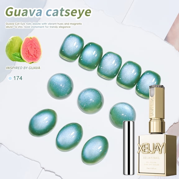 XEIJAYI 15ml Holographic Magnetic Cat Eye Gel Polish  - Reflective Shimmer Nail Art With Alcohol-Free/LED Soak-Off Gel For Salon & DIY, Japanese-Korean Style Nail Designs, Nail Care, DIY Nail Design,