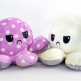 thumbnail image 2 of Peluche Pieuvre / Peluche Pieuvre Réversible / Jouet d'Ambiance (Pois Lilas), 2 of 7