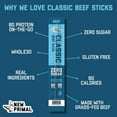 thumbnail image 3 of The New Primal Grass Fed MDA05&nbsp;Beef Sticks, Keto, Gluten Free Healthy Snacks for Adults, Sugar Free Low Carb High Protein Snack, Paleo Whole30 Jerky Meat Stick, 8g Protein, 90 Calories, 5 Pack, 3 of 3
