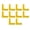Yellow, variant on Riousery 10 PCS Tennis Court Line Boundary Markers Right Angle Plane Landmark Court Marker for Football Badminton Yellow Training Set (10.63 inches / 27 cm)