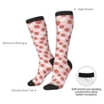 thumbnail image 5 of Picia Women Crew Soft Moisture-wicking Socks Floral Strawberr Pattern Design Cotton Socks, One Size fit All, 5 of 9