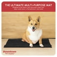 thumbnail image 5 of My Doggy Place Dog Mat for Muddy Paws, Washable Dog Dog Mat, Charcoal, 5 of 8