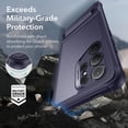 thumbnail image 4 of Funda ESR para Samsung Galaxy S24 Ultra con soporte transparente, color morado, 4 of 8