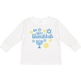 thumbnail image 3 of Inktastic My 1st Hanukkah with Menorah and Stars of David Boys or Girls Long Sleeve Toddler T-Shirt, 3 of 5