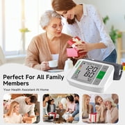 Medisana Accurate Upper Arm Blood Pressure Monitors for Home Use, Automatic Digital BP Monitors Machine Blood Pressure Cuffs,2 Users,180 Record,Large Display Screen