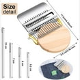 thumbnail image 2 of Gotydi Small Darning Loom Kit with 14 Hooks Portable Speedweve Type Weave Tool Beginners DIY Weaving Repair Tool for Jeans Socks and Clothes, 2 of 7