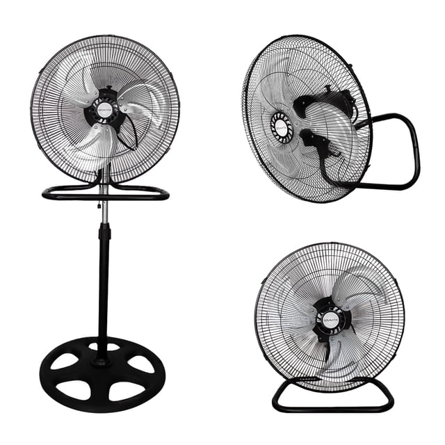 Ventilador 3 EN 1 Gravita 18 PULGADAS Negro