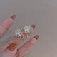 thumbnail image 2 of Pendientes de plata 925 con forma de flor para mujer, joya para regalo, 2 of 7