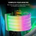 thumbnail image 3 of Tira de Luz RGB para PC, Cable de Extensión de Fuente de Alimentación, Juego de Tiras LED Iluminadas para GPU y Cables de PC de Placa Base, Sincronización ARGB de 3 Pines y 5 V, 3 of 5