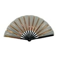 thumbnail image 3 of GBAYXJ^Boots On The Ground Fan Large Folding Hand Fan Clap Fans For Line Dancing Foldable Craft Holding Colors Hand Fan For Line Dancing Dance Enthusiasts| Office cabinet, 3 of 9
