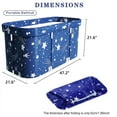 thumbnail image 3 of 47in Large Portable Folding Bathtub, Hot & Cold Soaking Bath tub, Starry Blue(SolarSoda), 3 of 11