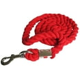 thumbnail image 4 of Miulika Horse Lead Rope Horse Leading Rope Handmade Durable Professional Practical Accessories Bolt Snap Heavy Duty Soft Braided Rope Red, 4 of 9