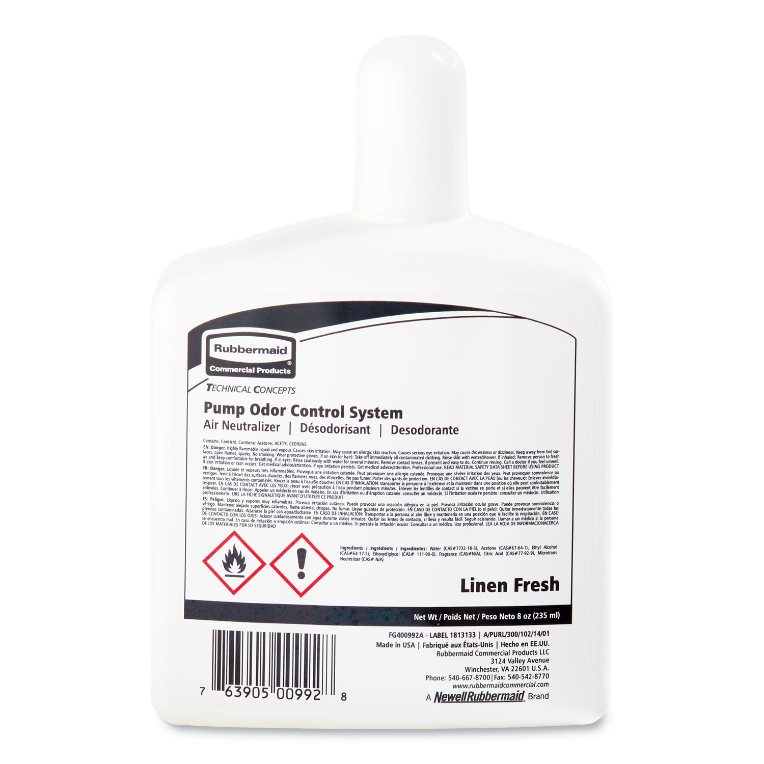 Rubbermaid Commercial TC Dispnsr Linen Air Neutralizer