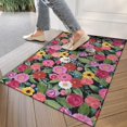 thumbnail image 4 of Pioneer Flower Floral Print Pattern Door Rugs,Washable Non Slip Door Mats Indoor,Decorative Door Mats,Entry Mat Indoor for Entrance,Bedroom,Kitchen,Bathroom,17"x30", 4 of 6