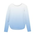 thumbnail image 2 of YUNAFFT Girls Long Sleeve T-Shirts Soft Cotton-like Side Slit Hem Casual Top for 2-12Y, 2 of 7