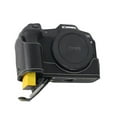 thumbnail image 3 of GadgetCom Camera Half Case Compatible with Canon EOS R8 , Anti-Slip PU Leather Shell Protective Cover With Strap, 3 of 3