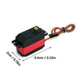 thumbnail image 5 of Digital Control 180/270/360 Degree Rotation Servo 12kg Torqued Low Profile Metal, 5 of 10