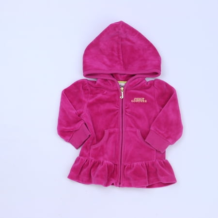 

Pre-owned Juicy Couture Girls Pink Hoodie size: 3-6 Months