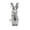 A, variant on AZXY Easter Decoration, 6.1in Disco Ball Mirror Bunny Figurine, Silver Sparkly Rabbit Statue, Spring Tabletop Decor for Home Indoor Outdoor Party Supplies