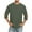 Army Green Tops, variant on Dagegui 3/4 Length Sleeve Shirt for Men Casual Crew Neck Pullover Big and Tall Athletic Tee Comfy Three Quarter Sleeves Tops Army Green M