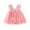 Pink, variant on Baby Girl Dress Summer Toddler Baby Girls Flutter Sleeve Mesh Dress Holiday Dance Party Princess Dresses Girls Dress Purple 12 Months-18 Months