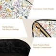 thumbnail image 5 of FORMRS Makeup Bag Travel Cosmetic Organizer for Women Fold Flat Zipper Pouch with Handle, Watercolor Wildflowers, 5 of 8