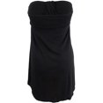 thumbnail image 7 of Hula Honey Women's Bandeau Dress Swim Cover-Up (XS, Black), 7 of 7