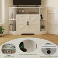 thumbnail image 2 of Mueble de esquina TV soporte para consola de TV de 55", 2 of 6