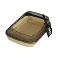 thumbnail image 4 of S SERENABLE Cat Litter Box Heighten Cat Toilet for Small Medium Large Cats Small Animals light yellow, 4 of 9