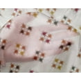 thumbnail image 4 of oneOone Silk Tabby Fabric Geometric Line Ikat Printed Fabric 1 Yard 42 Inch Wide, 4 of 4