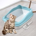 thumbnail image 6 of Gazechimp Cat Semi Enclosed Multifunctional for Kittens Hamsters Detachable Blue, 6 of 8