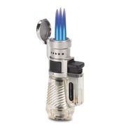 Vertigo Cyclone Triple Torch Lighter - Charcoal